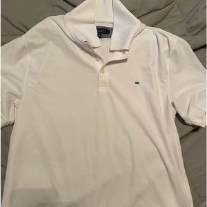 White collared crown & ivy shirt